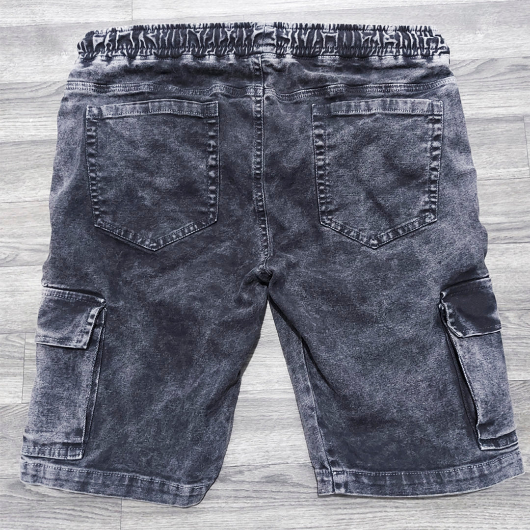 Bermuda cargo Gris oscuro - Acid wash